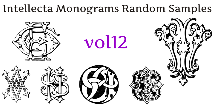 Intellecta Monograms Random Twelve